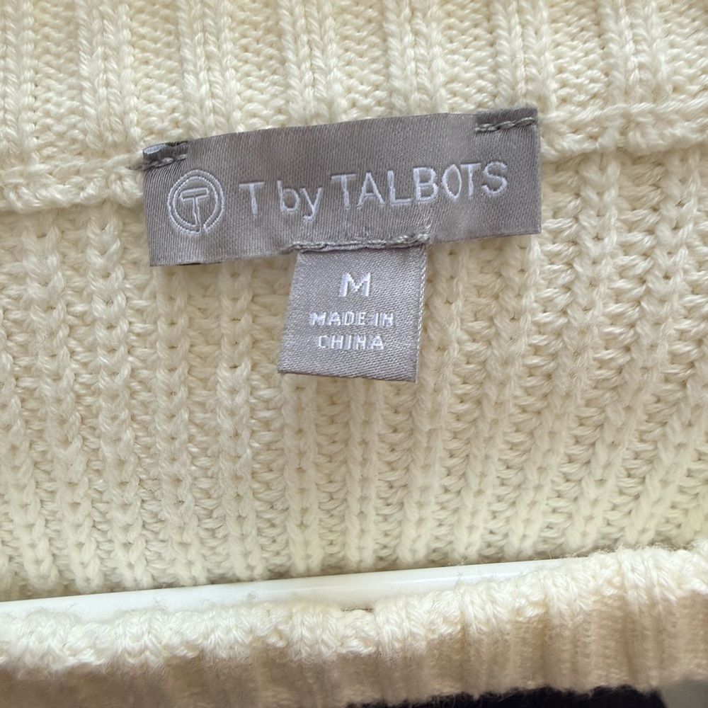 T by Talbots Medium Long Sweater loose comfortable fit. - Picture 4 of 7